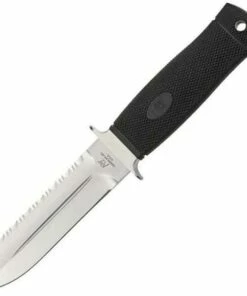 Katz Avenger Series Diver's, Double edge blade with one double beveled edge and one serrated edge