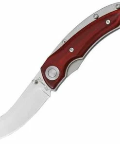 Katz Small Ninja Point Folder. Cherrywood Handle