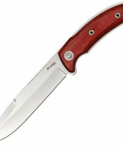 Katz Predator II. 10 1/4" overall. 5 5/8" XT-80 stainless blade, Cherrywood handles