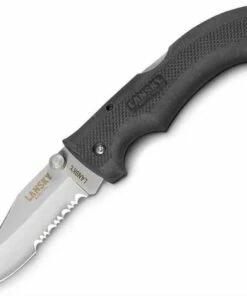Lansky Easy Grip Industrial Folder, 420 Stainless, Textured Rubber Handle