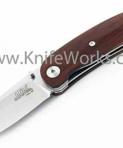 LionSteel Lion Steel Mini, Cocobolo Handle, w/ Black Leather Pouch