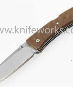 LionSteel Lion Steel Big Opera, 3.54 in D2 Steel Blade, Sand G-10 Handles