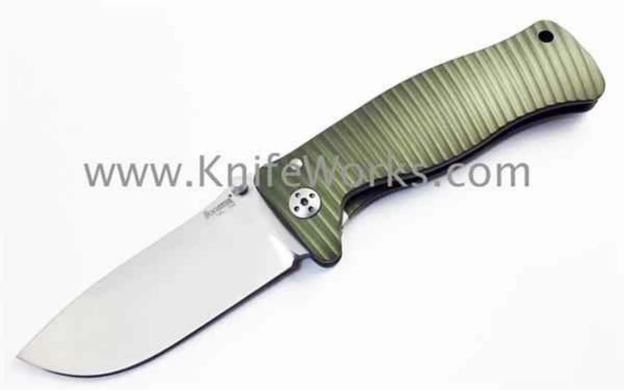 LionSteel Lion Steel Molletta, Green Aluminum Handle, Plain Edge 1 LionSteel Lion Steel Molletta, Green Aluminum Handle, Plain Edge