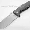 LionSteel Lion Steel SR2, Satin Sleipner Steel, Black Aluminum Handle