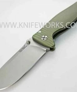 LionSteel Lion Steel SR2, Sleipner Steel, Green Aluminum Handle