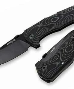 LionSteel Lion Steel TM1 Micarta Handles Black Blade
