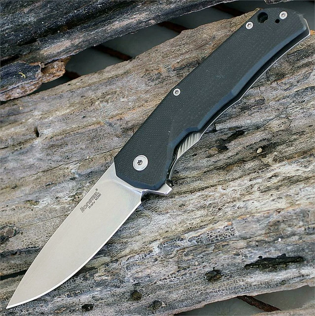 LionSteel Lion Steel TRE Flipper Frame Lock Knife, 2.9 in. M390 Blade, Black G-10 Handle 1 LionSteel Lion Steel TRE Flipper Frame Lock Knife, 2.9 in. M390 Blade, Black G-10 Handle