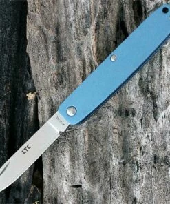 Fallkniven LTCMB Legal to Carry Pen Knife Baby Blue Aluminum Handle