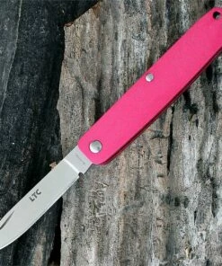 Fallkniven LTCRD Legal to Carry Pen Knife Red Aluminum Handle