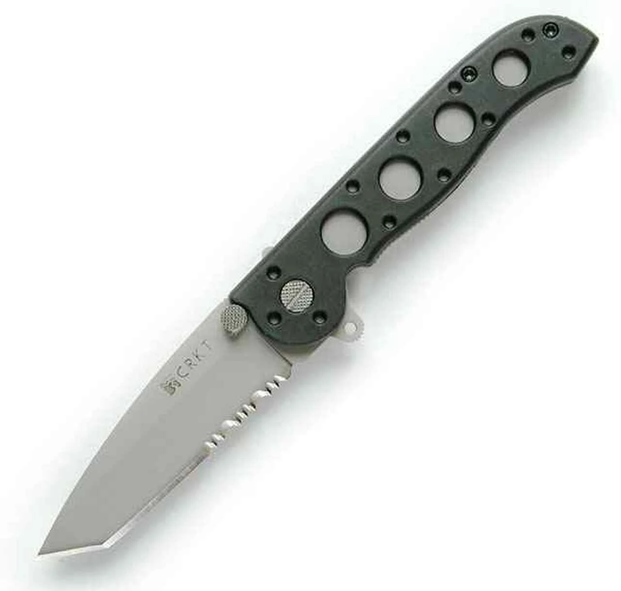 CRKT M16-12Z Tanto, 3" AUS8 Combo Blade, GFN Handle 1 CRKT M16-12Z Tanto, 3" AUS8 Combo Blade, GFN Handle