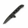 CRKT River M16 Carson Design Folding Combo Edge Ti-Nitride Tanto Blade, Zytel Handle