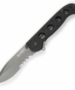 CRKT M21-14G Carson Folder, 3.8" 8Cr14MoV Combo Blade, G-10 Handle