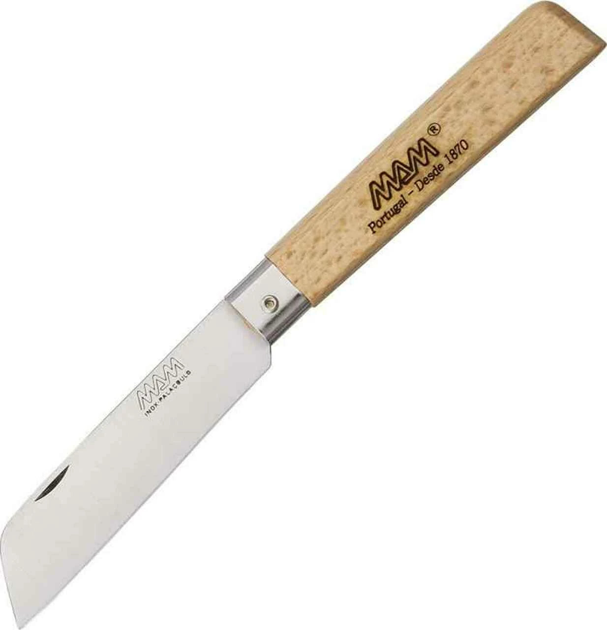 MAM Medium Folder, 3 1/4" Stainless Sheepsfoot Blade 1 MAM Medium Folder, 3 1/4" Stainless Sheepsfoot Blade