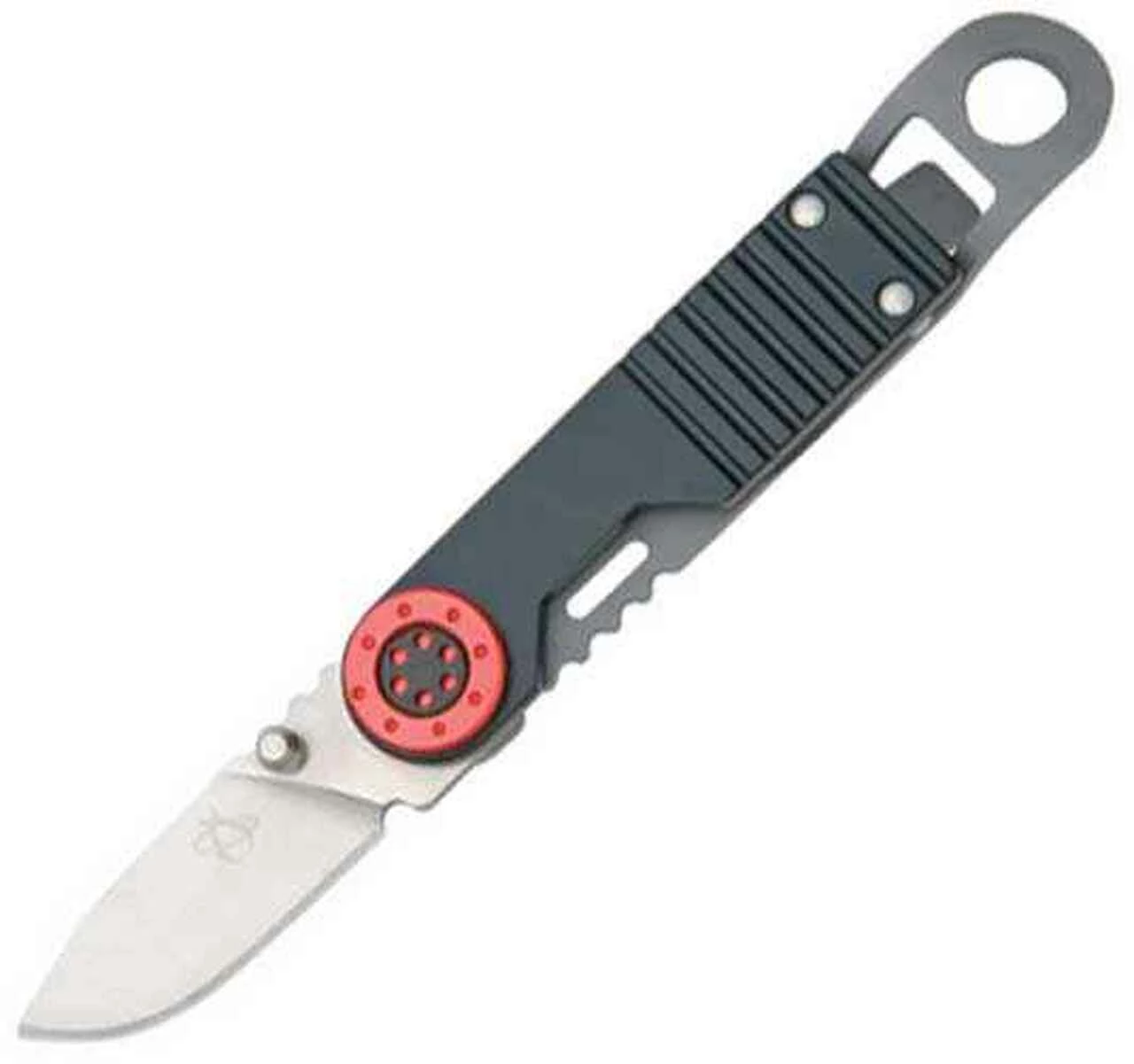 Mantis M-3 Churchkey Folding Knife 1 1/2" Plain Blade, Aluminum Handle 1 Mantis M-3 Churchkey Folding Knife 1 1/2" Plain Blade, Aluminum Handle