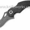 Mantis Kunitza Folder, Black coated 154CM stainless blade