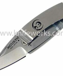 Mcusta Money Clip Tsuru, Closed Framelock, Stainless Steel