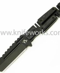 Mantis MF-4CM, Black G-10 Handle, Black 154CM Blade, Sheath