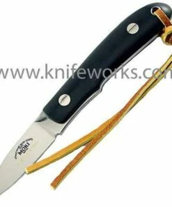 Moki Banff, Black linen micarta handles, 6 1/8" overall