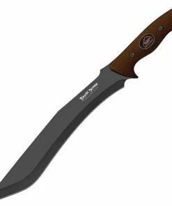 Outdoor Edge Brush Demon Survival Knife 13" black finish 65Mn carbon spring steel blade