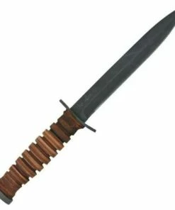 Ontario Trench Knife, 11 7/8" Overall, w/ Leather Sheath