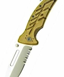 Ontario XR-1 Desert Tan Folder ,Serrated