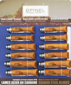 Opinel Twelve Piece Assortment OP82085, Carbon Steel