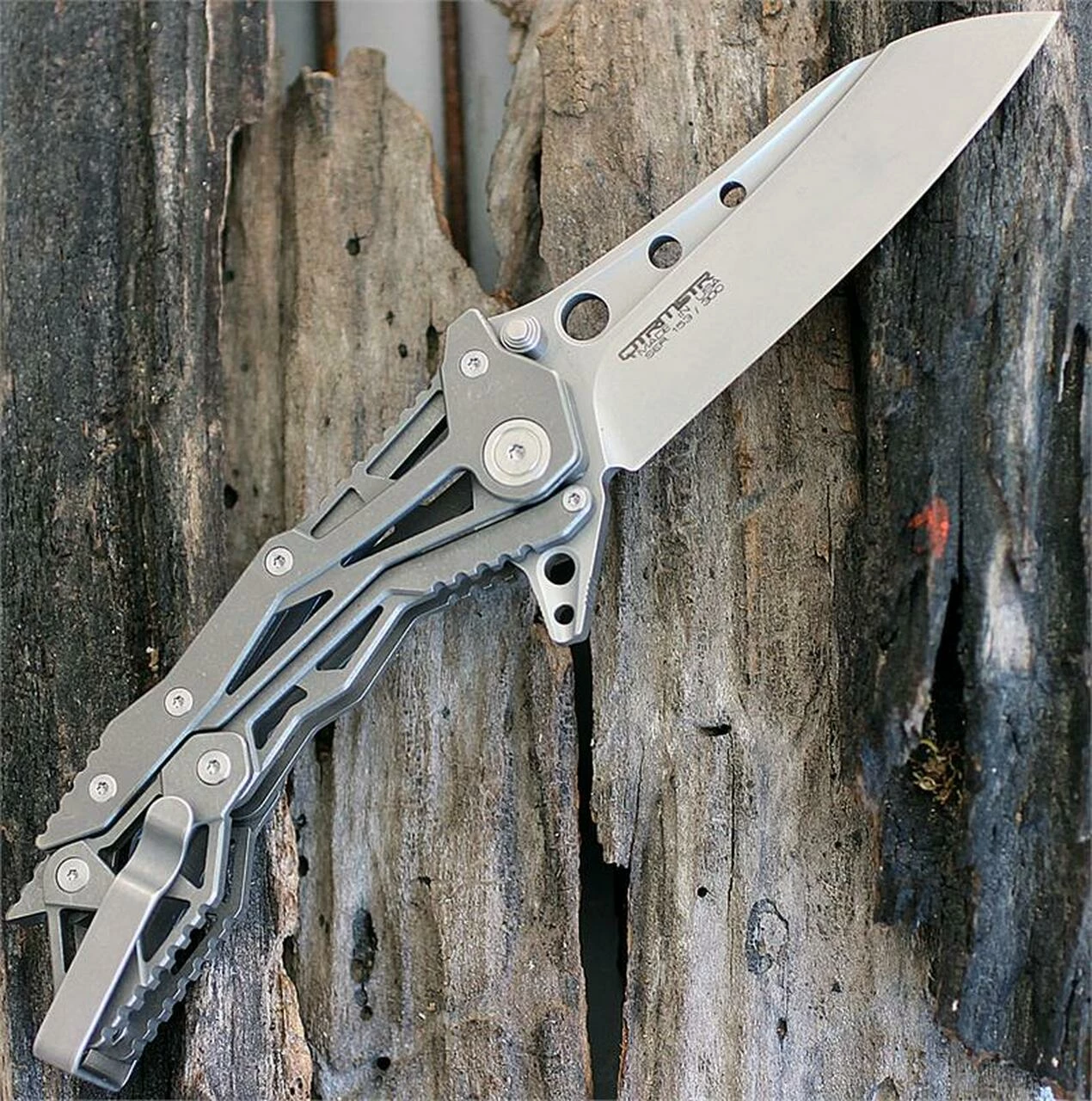 Quartermaster QTR-12, General Lee 2 3.55 in. Sheepsfoot S35VN Stonewashed Flipper 1 Quartermaster QTR-12, General Lee 2 3.55 in. Sheepsfoot S35VN Stonewashed Flipper