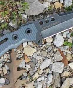 Quartermaster Texas Tea Magnum Folder, BD-4P Steel, Gray G-10 Handle