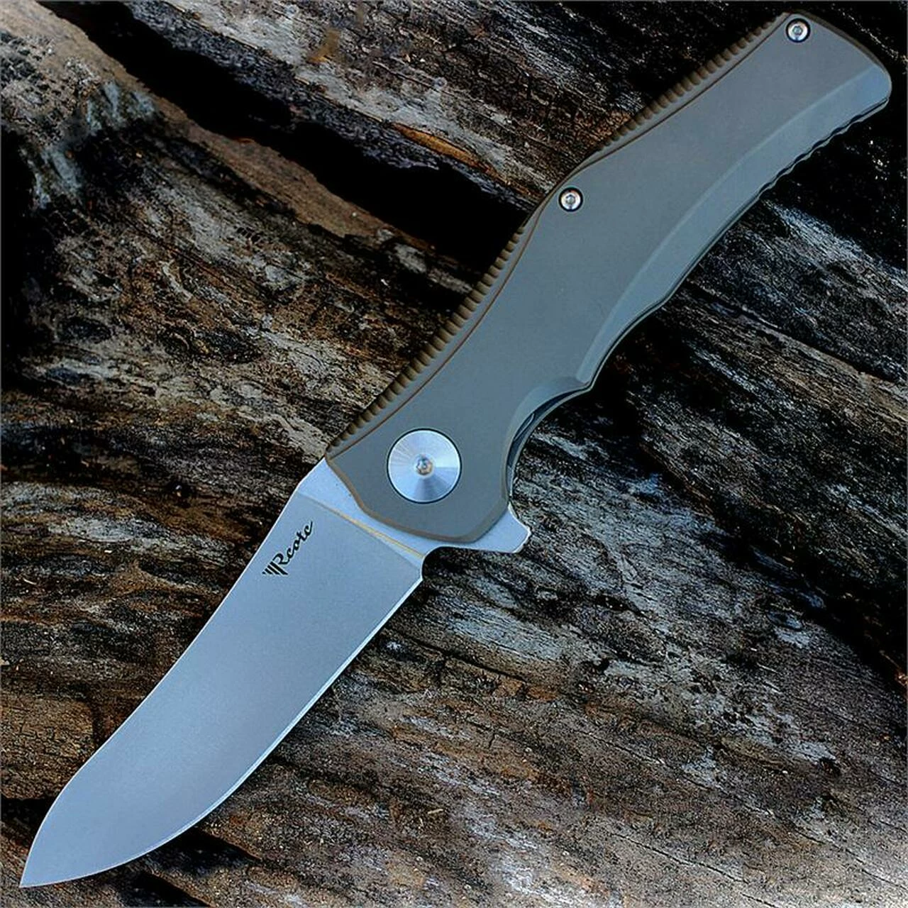Reate Knives, Hills, S35VN blade, Titanium handle, flipper 1 Reate Knives, Hills, S35VN blade, Titanium handle, flipper