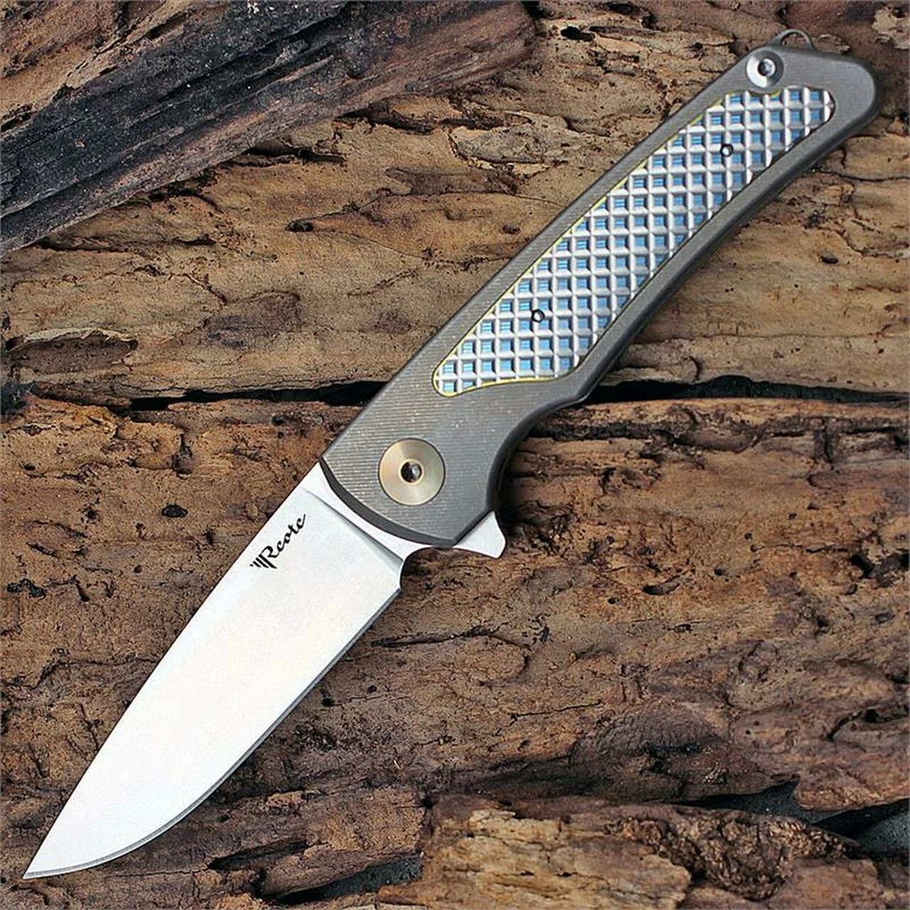Reate Knives Wave, 3.375 in. M390 Blade, Titanium Frame Lock Flipper 1 Reate Knives Wave, 3.375 in. M390 Blade, Titanium Frame Lock Flipper