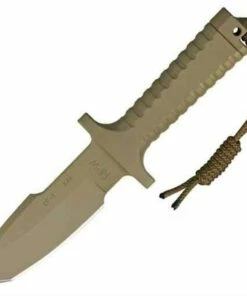 RPW Survival Knives RPW X46 5" Tanto Tan, Plain Edge