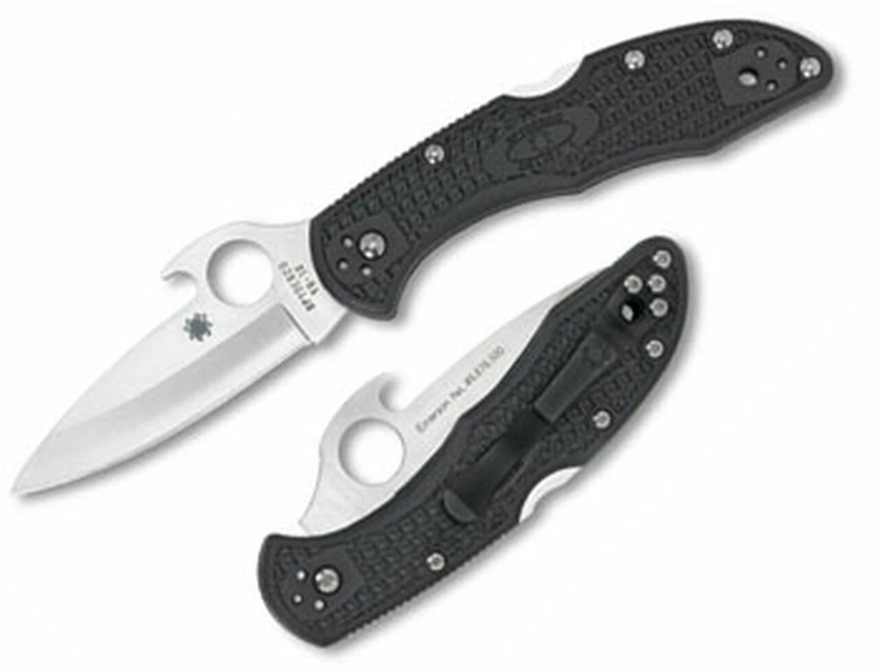 Spyderco Knives Spyderco C11PGYW Delica 4 Emerson Opener, 2.875" VG-10 Plain Blade, FRN Handle 1 Spyderco Knives Spyderco C11PGYW Delica 4 Emerson Opener, 2.875" VG-10 Plain Blade, FRN Handle