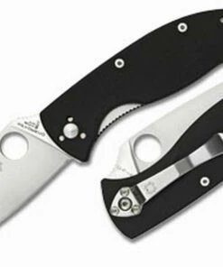 Spyderco Knives Spyderco 122GP Tenacious, 3.39" 8Cr13MoV Plain Blade, G-10 Handle