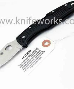 Spyderco Knives Spyderco C12SBK2 Matriarch 2, 3.55" VG-10 Serrated Blade, FRN Handle