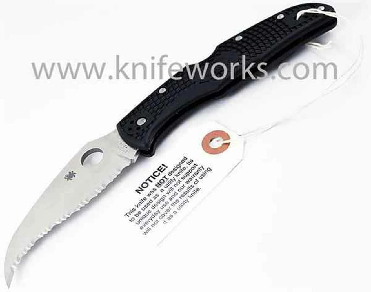 Spyderco Knives Spyderco C12SBK2 Matriarch 2, 3.55" VG-10 Serrated Blade, FRN Handle 1 Spyderco Knives Spyderco C12SBK2 Matriarch 2, 3.55" VG-10 Serrated Blade, FRN Handle