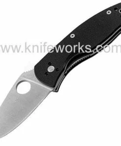 Spyderco Knives Spyderco Persistence G-10 C136GP, 2.75" 8Cr13MoV Plain Blade