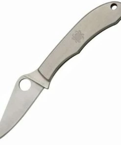 Spyderco Knives Spyderco Honeybee Stainless Steel C137P, 1.625" 3Cr Plain Blade