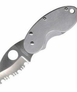 Spyderco Knives Spyderco C29S Cricket, 1.875" VG-10, Stainless Steel Handle
