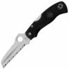 Spyderco Knives Spyderco C45SBK Rescue Jr. 79mm, 3.12" Serrated Blade, FRN Handle