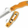 Spyderco Knives Spyderco C45SOR Rescue 79 MM, 3.09" VG-10 Serrated Blade, Orange FRN Handles