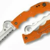 Spyderco Knives Spyderco C79PSOR Assit Lightweight, 3.687" VG-10 , Orange FRN Handle