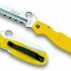 Spyderco Knives Spyderco C89SYL Atlantic Salt, 3.687" H-1 Serrated, Yellow FRN Handle