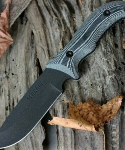 Schrade Extreme Survival Full Tang Drop Point Fixed Blade, SCHF36M, Black and Gray Micarta Handles, 10.41 in. Overall