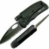 Tool Logic SLPro 3 Series Black Serrated Blade w/LED Flashlight & Diamond Sharpener