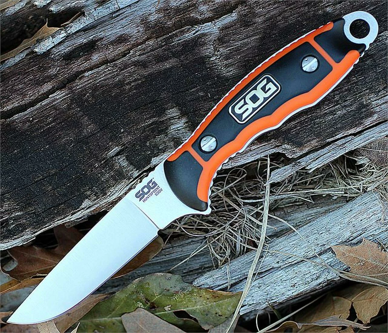 SOG Huntspoint Boning 3.6 in. S30V Satin Drop Point Fixed Blade 1 SOG Huntspoint Boning 3.6 in. S30V Satin Drop Point Fixed Blade