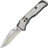 SOG Flashback A/O Folder, Satin AUS-8 Steel, Stainless Steel Handle
