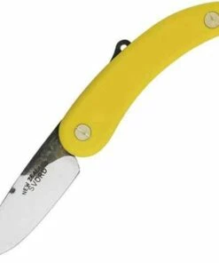 Svord Knives SVORD Peasant Knife, Yellow Polypropylene Handle