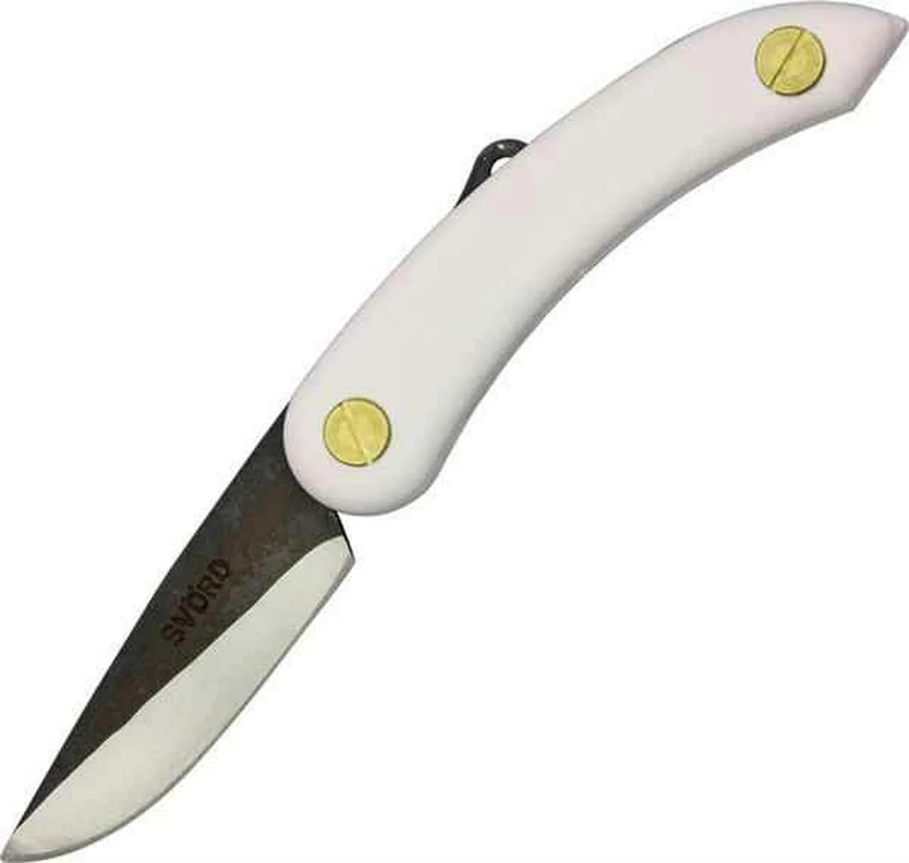 Svord Knives SVORD Mini Peasant Knife, White Polypropylene Handle 1 Svord Knives SVORD Mini Peasant Knife, White Polypropylene Handle