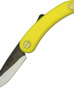 Svord Knives SVORD Mini Peasant Knife, Yellow Polypropylene Handle