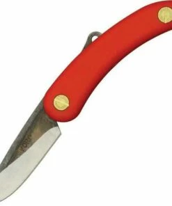 Svord Knives SVORD Mini Peasant Knife, Red Polypropylene Handle